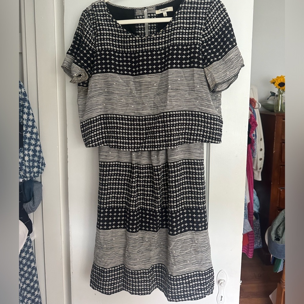 Madewell dress with peekaboo back